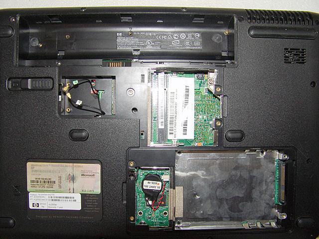 Как разобрать ноутбук HP Pavillion dv2700