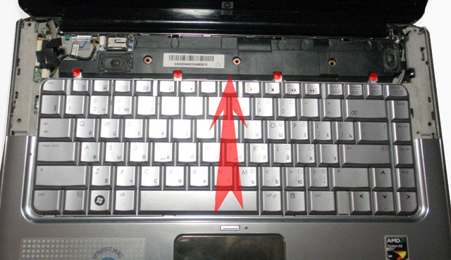 Как разобрать ноутбук HP Pavillion dv5